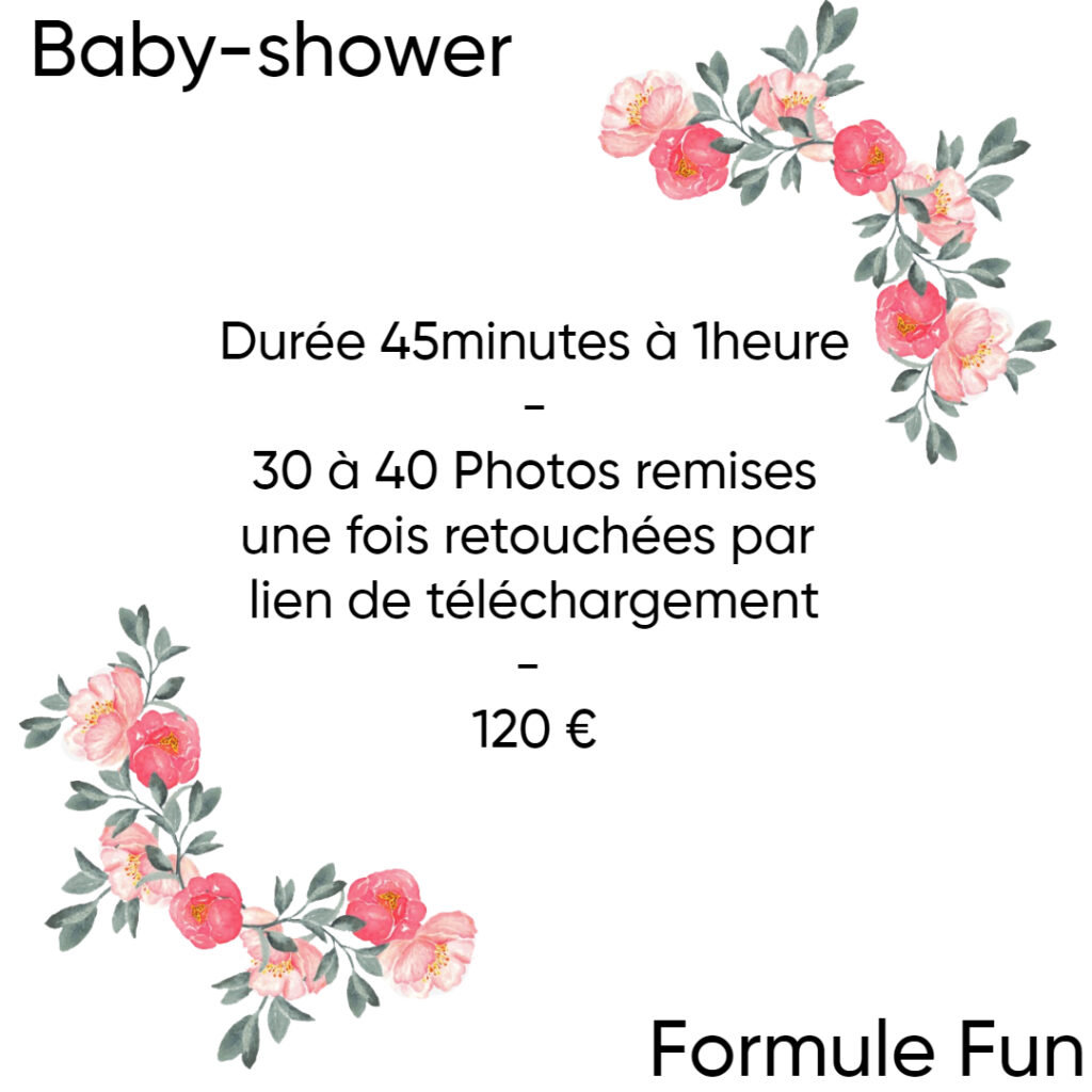 tarif baby shower fun