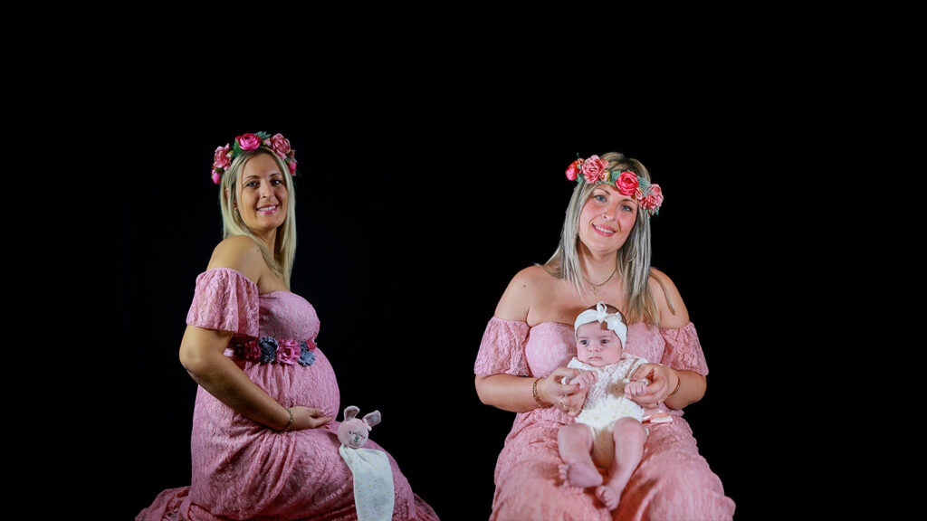 Bandeau bébé baptême séance photo mariage, grandit avec