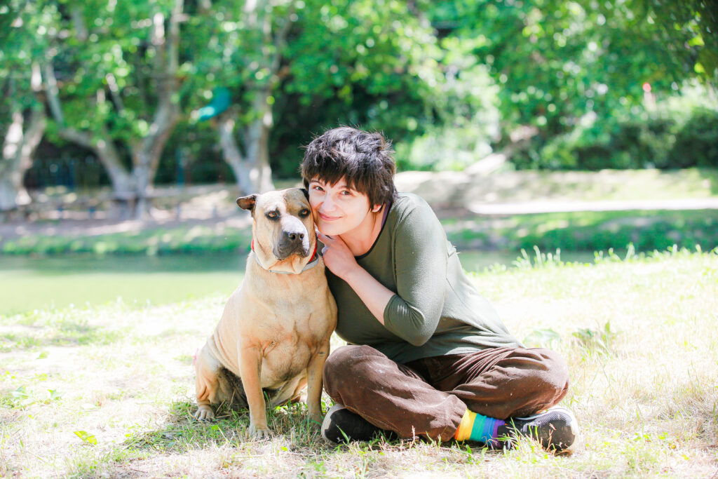 shooting chien et famille
