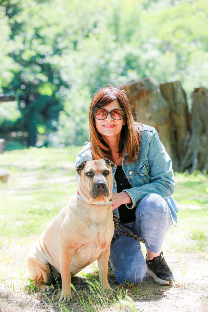 shooting chien et famille