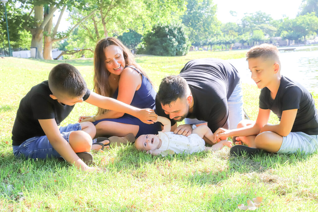 shooting famille parents enfants shooting été